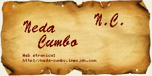 Neda Cumbo vizit kartica